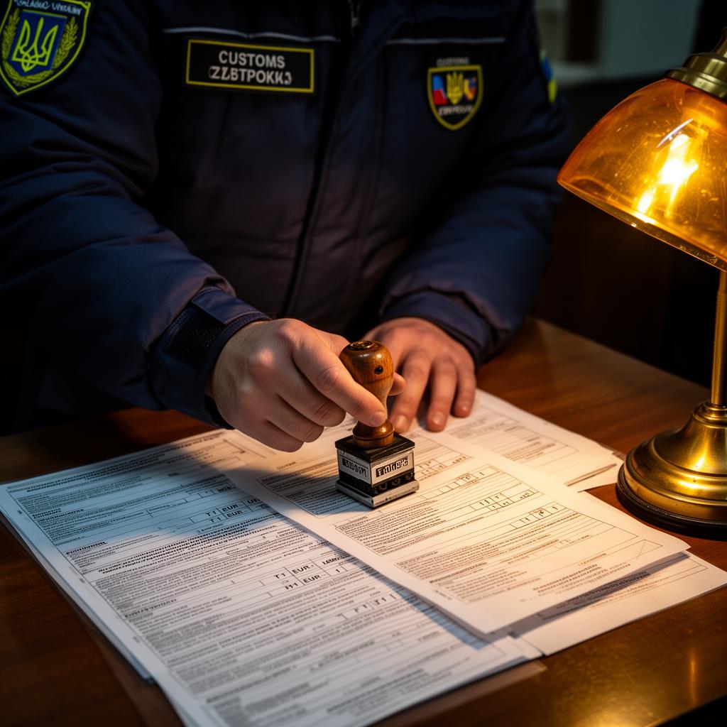 Odprawa celna na granicy polsko-ukraińskiej