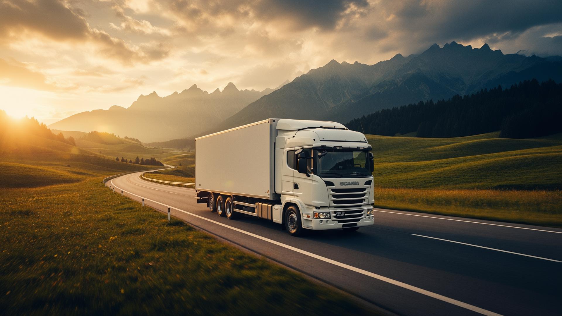 Konwój transportowy Polska–Ukraina o świcie